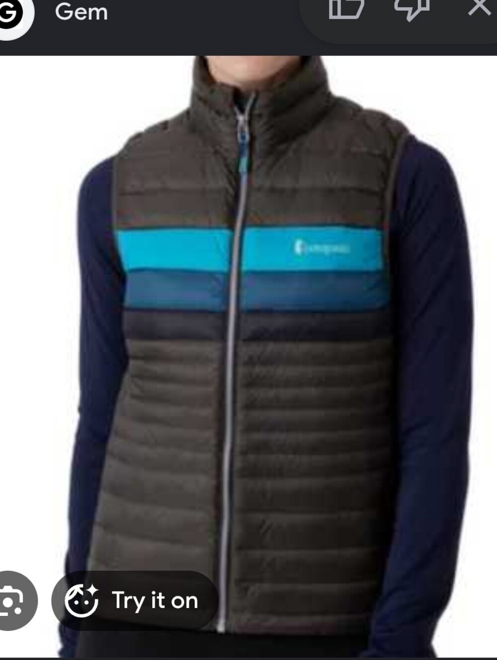 NWOT WOMENS COTOPAXI FUEGO VEST, SIZE L
